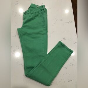 Arizona Jeans Green Pants size 3 Low Rise Y2K